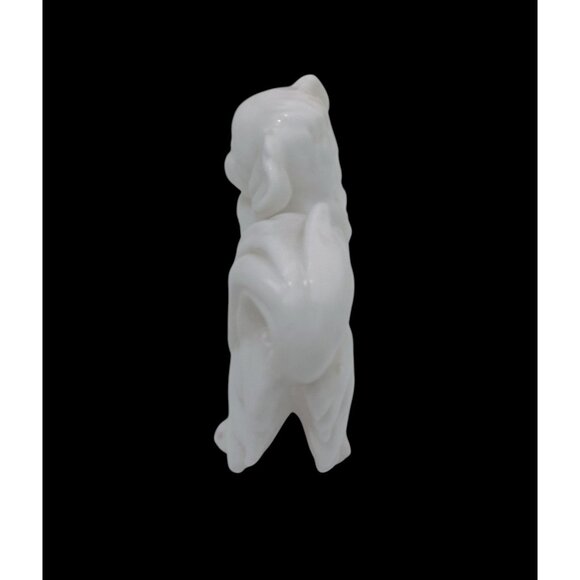 Ardalt Japan Lenwile White Porcelain Pekingese Dog Figurine Vintage - Picture 3 of 7